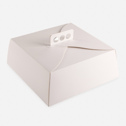 Cajas de Torta - Cartulina Blanca